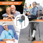 Vissco Comfort-Folding Commode | Portable Commode Chair for Elderly & Patients