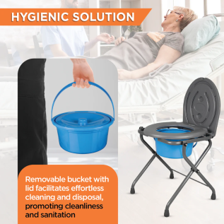 Portable Medipedic Commode Chair for patient care