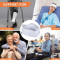 Vissco PC 0945C-6 Inch Elevated Commode Seat – Comfortable Raised Toilet Seat for Elderly & Patients