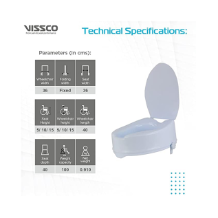 Vissco PC 0945D Bathroom Safety Elevated Seat