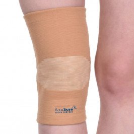 AccuSure Knee Support For Relieves Pain, Support, Uniform Compression, Gym, Sports