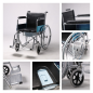 Commode Wheel Chair 608 – Durable Foldable Wheelchair for Elderly & Patients