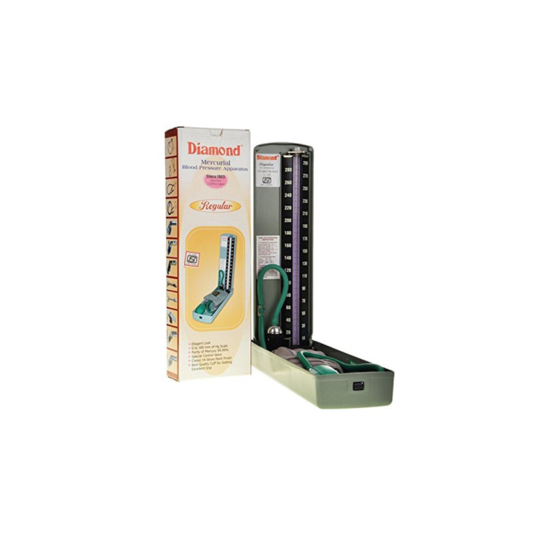 Diamond BPMR112 Blood Pressure Monitor – Regular Velcro Cuff Mercurial Blood Pressure Instrument