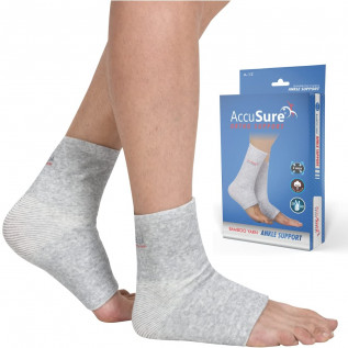 AccuSure Compression Ankle Support Bamboo Yarn