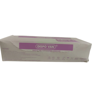 Safe injection using Dispovan 24G Needle and syringe