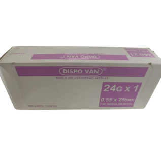 Hospital-grade medical injection needle – Dispovan 24G