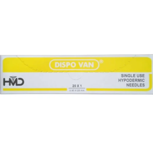 Dispovan 20G Needle for Safe Use with Disposable Syringe Needle and Medical Injection Needle