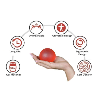 Rehabilitation Gel Exercise Ball for arthritis and finger exercise
