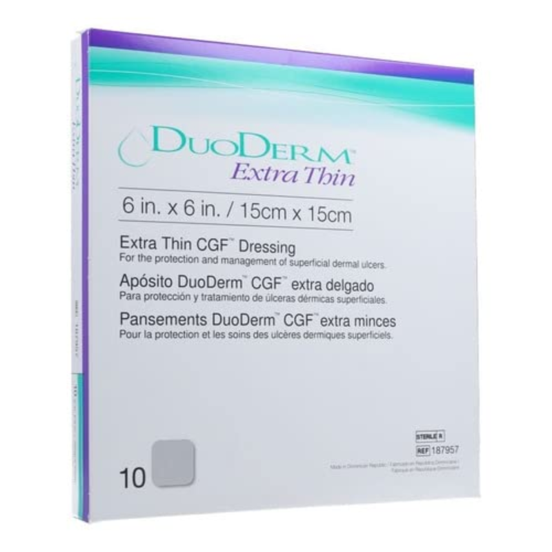 Duo Derm Patch 15cm Pack of 10 – Advanced Hydrocolloid Dressing for Wound Care
