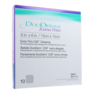Duo Derm Patch 15cm Pack of 10 hydrocolloid dressing