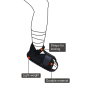 Orthopedic Cast Shoe for Plaster Protection and Mobility