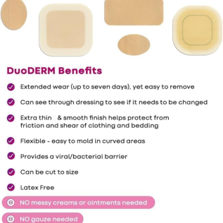 Duo Derm Patch 15cm Pack of 10 for hospitals