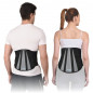 AccuSure Contoured Lumbo Sacral Support Belt (Waist & Back Support Belt) - for Men & Women