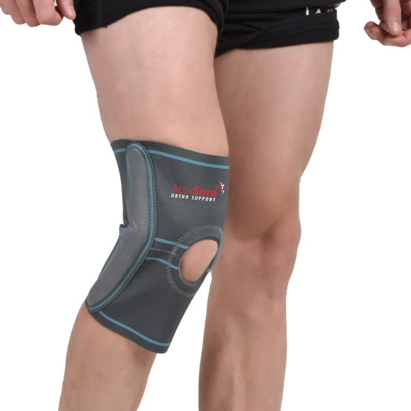 AccuSure Knee Support, Open-Patella Elastic