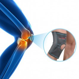 AccuSure Knee Support, Open-Patella  Elastic