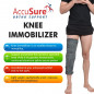 AccuSure Knee Brace Immobilizer Adjustable Knee Support