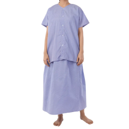 Women’s patient dress soft fabric hospital gown for women