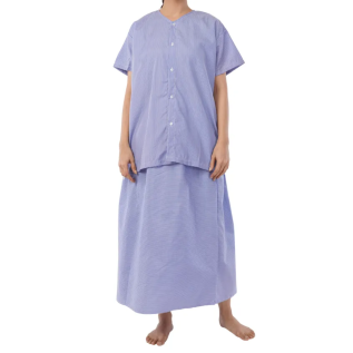 Women’s patient dress soft fabric hospital gown for women