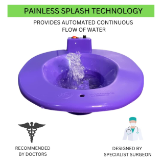 Automatic Sitz Bath Tub for Hemorrhoid Relief & Hygiene