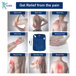 K-life Velvet Orthopedic Pain Relief Electric Heating Pad – Comfortable & Durable Heat Therapy Pad