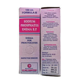 Rossify Enemox Enema - Sodium Phosphates for Constipation Relief and Gentle Colon Cleanse