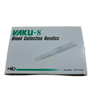 Vaku-8 Blood Collection Needle 22Gx25mm for safe sampling