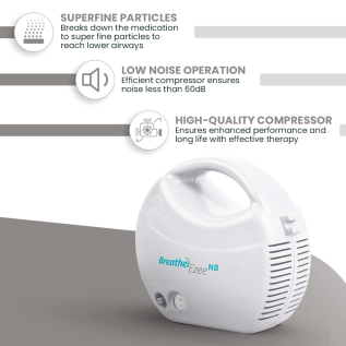 Durable BPL BreathEzee N8 for effective respiratory therapy