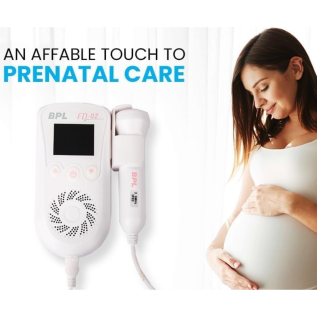 Portable BPL FD-02 fetal doppler device for home and clinic use
