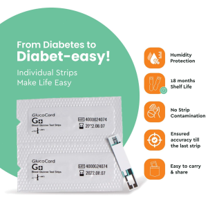 Arkray Glucocard G+ Test Strip 25 with Glucocard meter