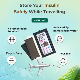 Arkray Insulin Cool Pouch for safe insulin storage