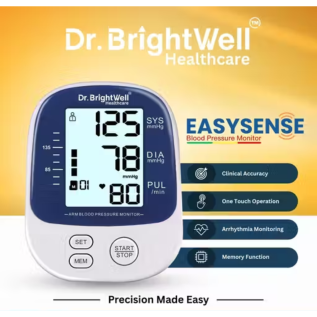 Dr Bright Well Easysense BP monitor cuff view