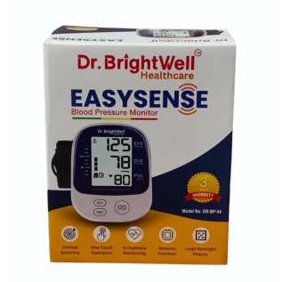 Dr Bright Well Easysense Blood Pressure Monitor in use