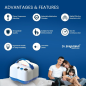 Dr Brightwell Nebcore Compressure Nebulizer – Best Portable Nebulizer Machine for Easy Breathing Therapy