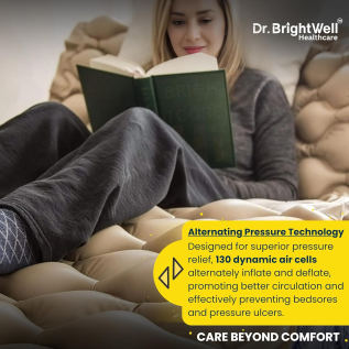 Dr. BrightWell Air Mattress for pressure ulcer prevention