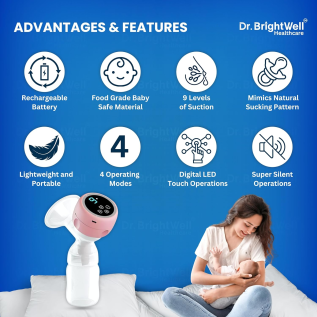 Rechargeable Dr Bright Well Electric Breast Pump