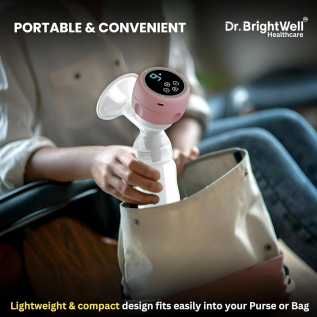 BPA-free Dr Bright Well Electric Breast Pump for daily use