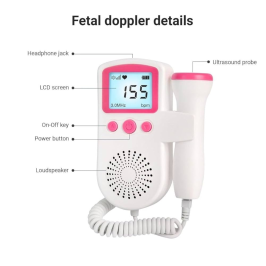 Dr Bright Well Fetal Doppler – Smart Baby Heartbeat Monitor for Home Pregnancy Care