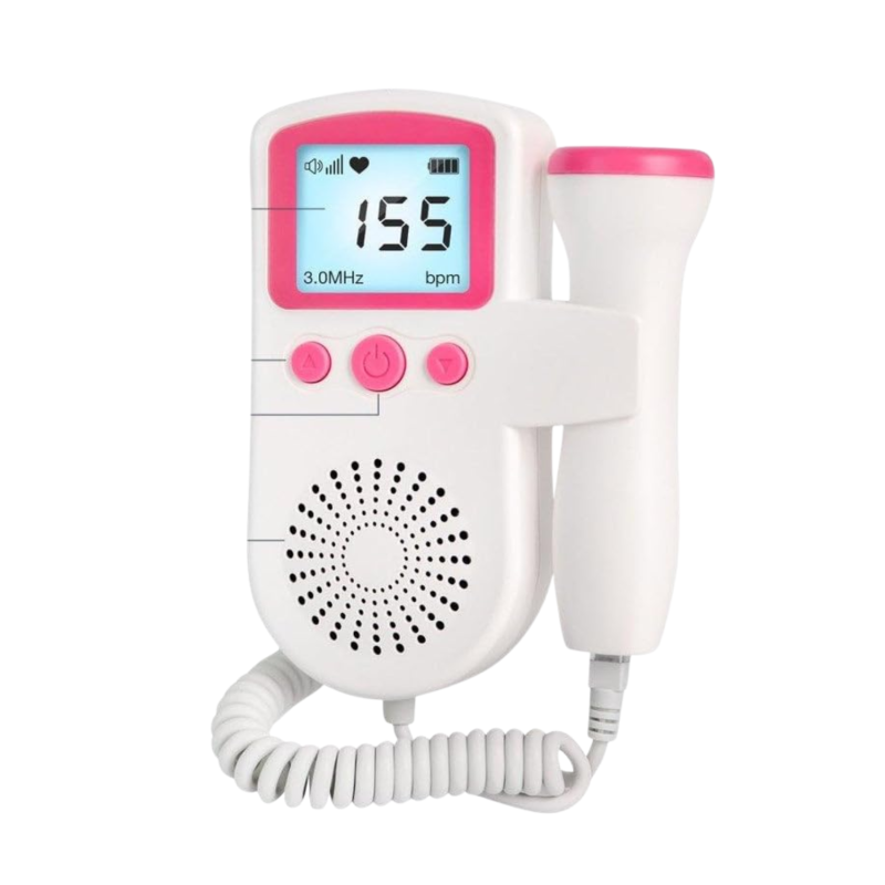 Dr Bright Well Fetal Doppler – Smart Baby Heartbeat Monitor for Home Pregnancy Care