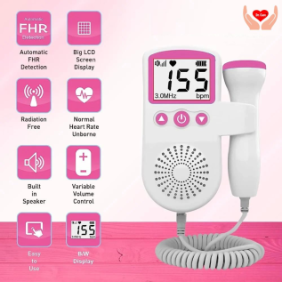 Safe and accurate Dr Bright Well Fetal Doppler
