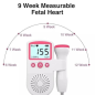 Dr Bright Well Fetal Doppler – Smart Baby Heartbeat Monitor for Home Pregnancy Care