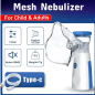 Dr Bright Well Mesh Nebulizer Portable – Compact Portable Respiratory Nebulizer for Easy Medicine Delivery