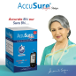 AccuSure Simple Blood Glucose Test Strip for Accurate Diabetes Monitoring – 50 Strips