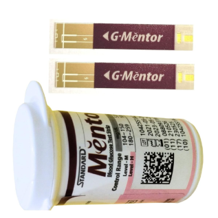 Blood Sugar Check with Mentor Blood Glucose Monitoring Strips
