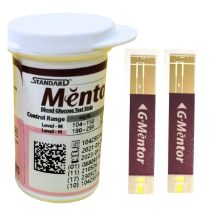 Mentor Blood Glucose Monitoring Strips for Diabetes Care