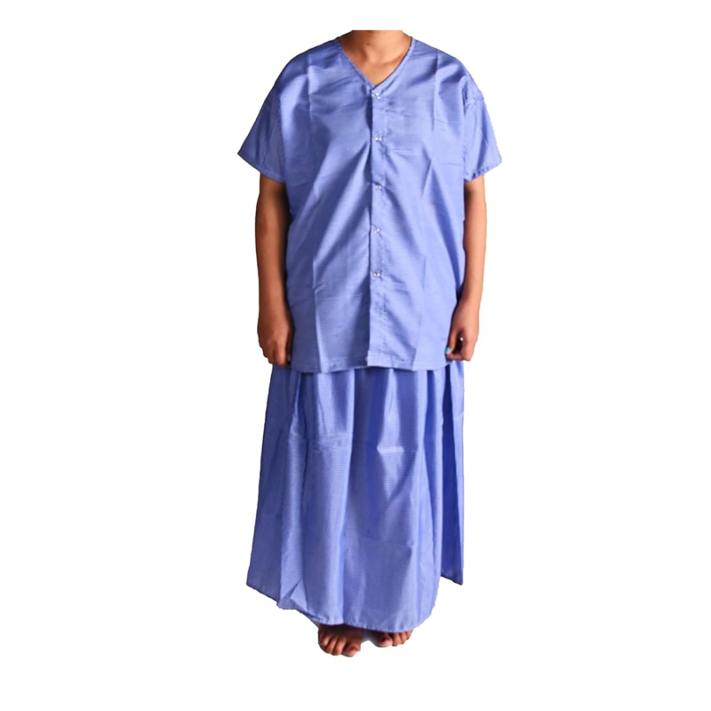 Women’s Patient Dress Comfortable Hospital Gown for Women – Soft, Breathable, and Easy to Wear for Patients