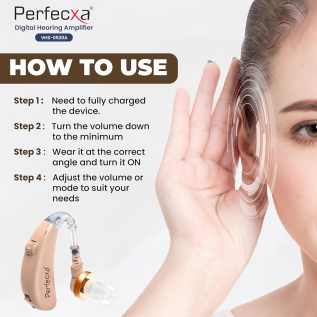 Rechargeable Digital Hearing Aid Perfecxa 0520A for seniors
