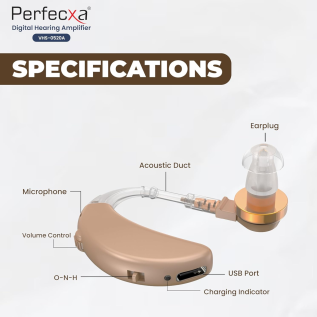 Lightweight Perfecxa Hearing Amplifier with noise reduction