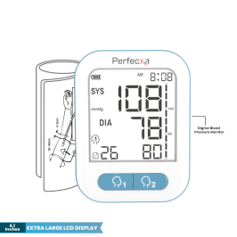 Perfecxa Blood Pressure Monitor VHS0270B – Smart Digital BP Machine for Accurate Readings