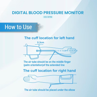 Compact Perfecxa Blood Pressure Monitor for daily tracking
