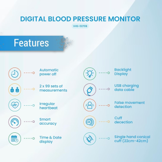 Automatic Digital BP Machine Perfecxa VHS0270B for clinics